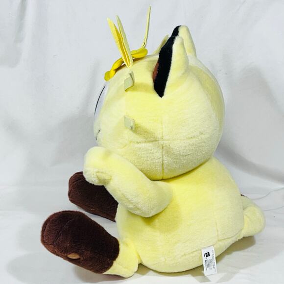Meowth Pokemon #52 16" Plushie - Hasbro Tomy Nintendo 1999 Vintage New with Tags - Picture 3 of 8
